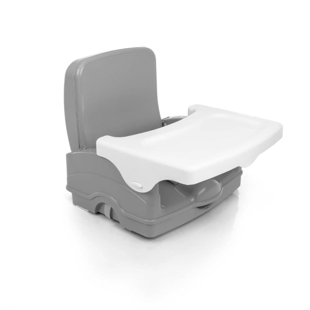 Cadeira Refeição Portátil P/ Bebê Voyage Cake Cinza 6M-23 Kg