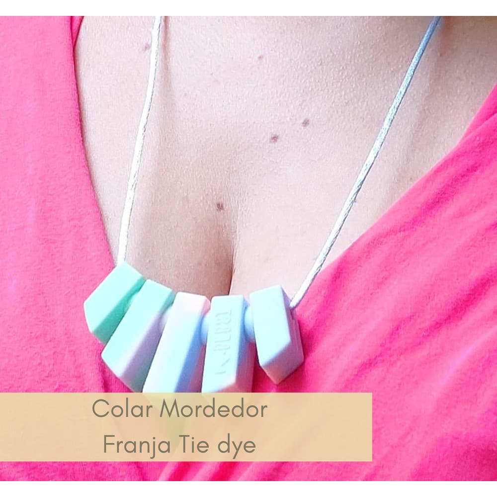 Colar Mordedor Franja Mochila Bebês Silicone