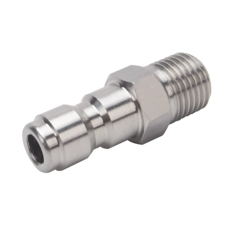 Adaptador De Conversão Para Lavadora De Pressão , Plugue De Liberação Rápida 1/4 Com Rosca Macho G1 Bico De Espuma
