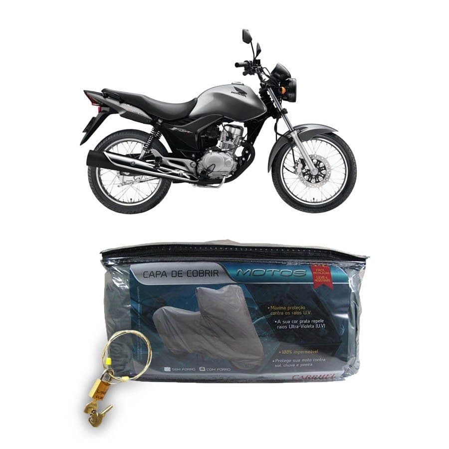 Capa com cadeado para cobrir HONDA CG 125 Titan KS P(204)