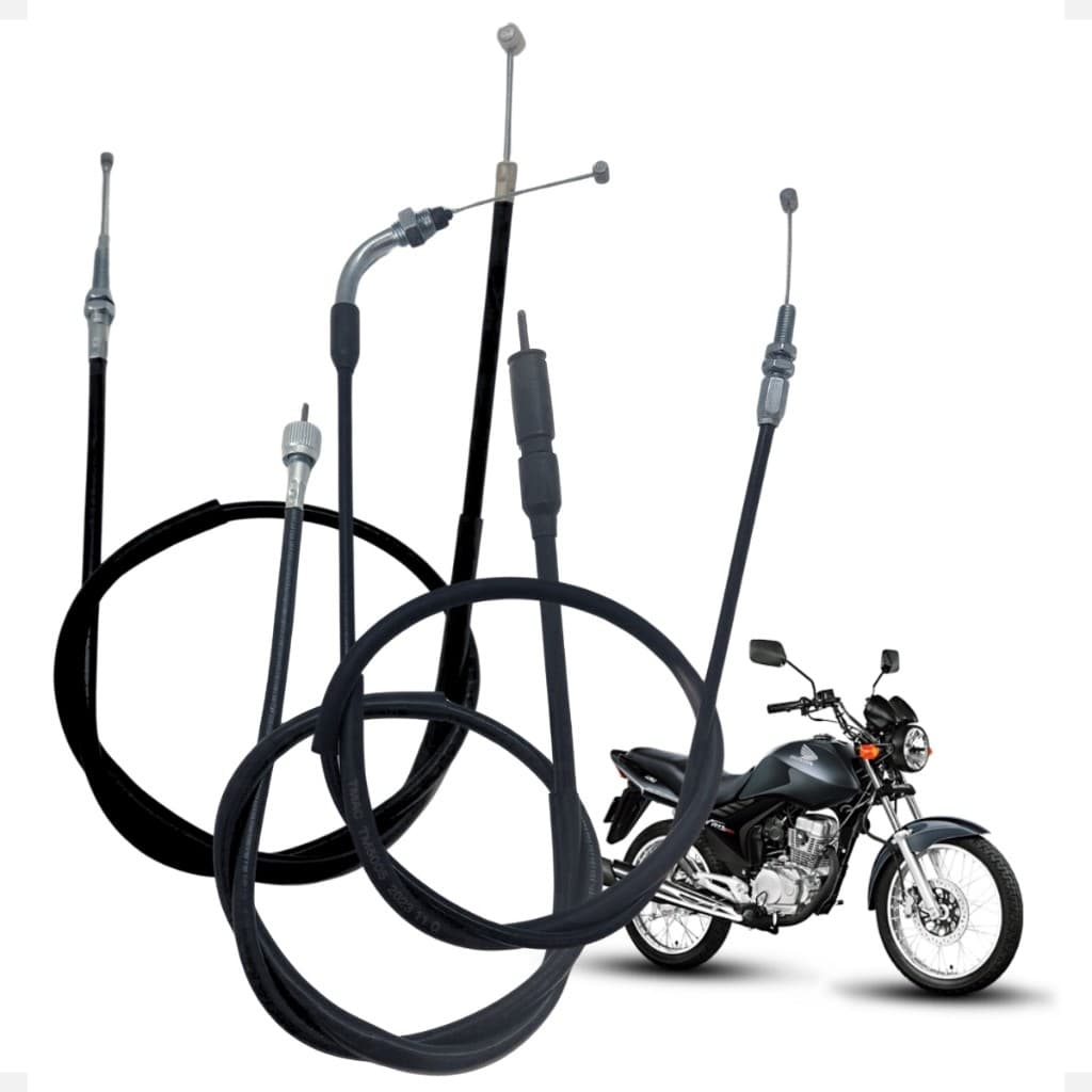 Kit Cabo De Velocimetro Embreagem Acelerador Para Cg 150 Fan 2010 2011 2012 2013 Esi Da Pra Cg150 Do