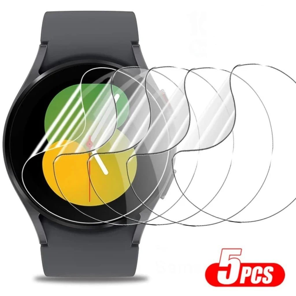 1,3,5 Películas De Hidrogel p/ Samsung Galaxy Watch 8 ,7 6, 5, Pro, 4, 6 Fit 3, Classic, 40, 44, 42, 43, 46, 47mm