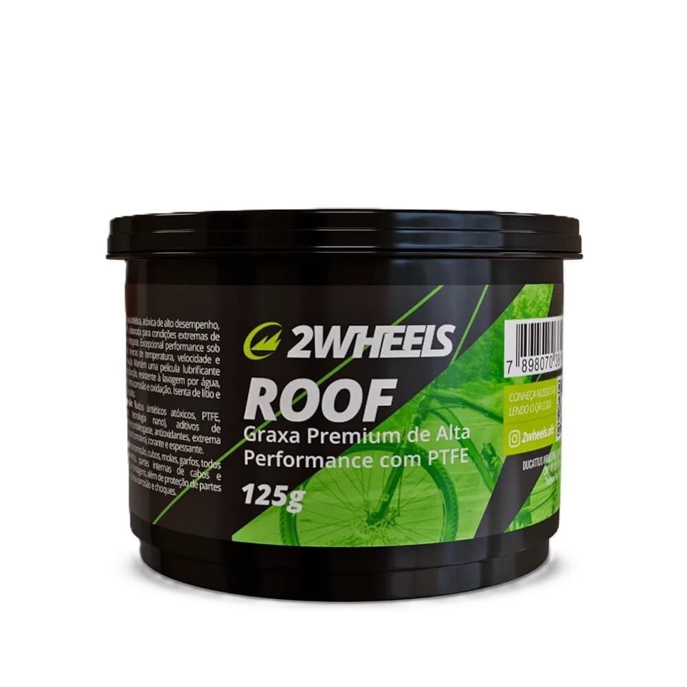 Graxa 2Wheels Bike Sintética Roof Com Ptfe 125g Rolamentos