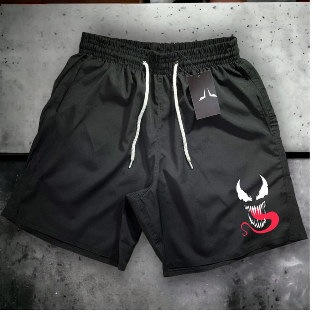 bermuda Short Masculino Mauricinho Modelo VNM 02- Antiodor e Design Esportivo Ideal para Academia, Skate, Basquete, Cor