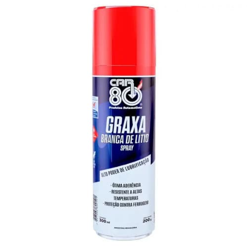 Graxa Branca Spray Lítio 300ml Car80