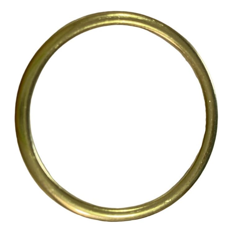 Argola De Metal 38 mm Fermoplast Prata Ou Dourado