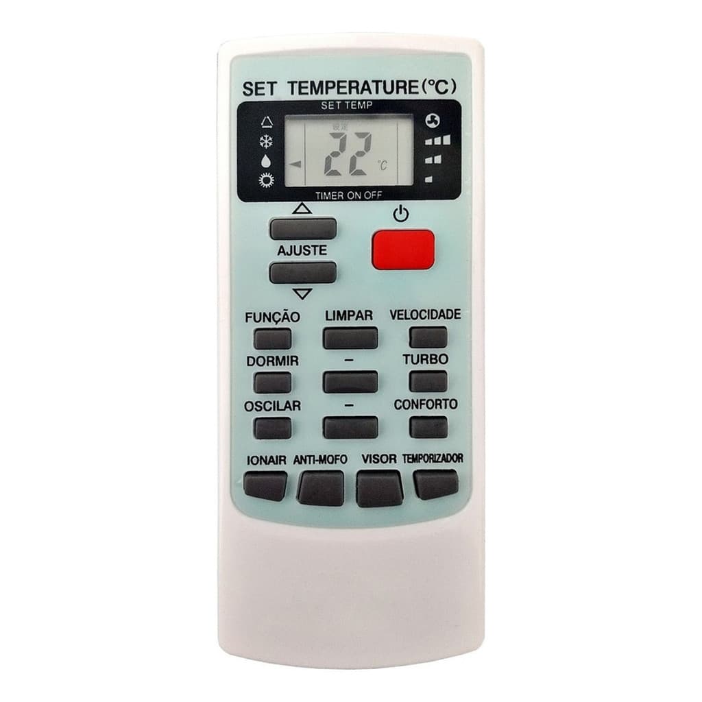 Controle Remoto Ar Condicionado Elgin Ecoplus Ykr-h002e