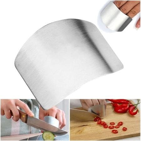 Protetor de Dedos C/ Anéis Para Corte em Cozinha Inox IN