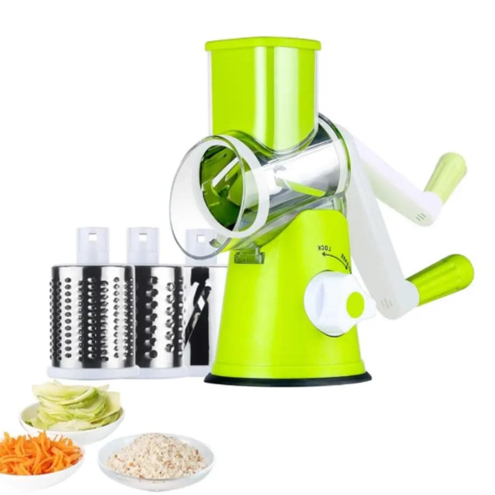 CORTADOR RALADOR DE LEGUMES FATIADOR VERDURAS FRIOS QUEIJOS PROCESSADOR MULTIFUNCIONAL 3 LAMINAS MANUAL