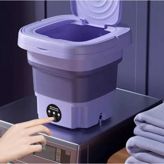 Mini máquina de lavar roupa 11Ldobrável portátil moderna máquina  lavar automática roupa interior de viagem novo comecio