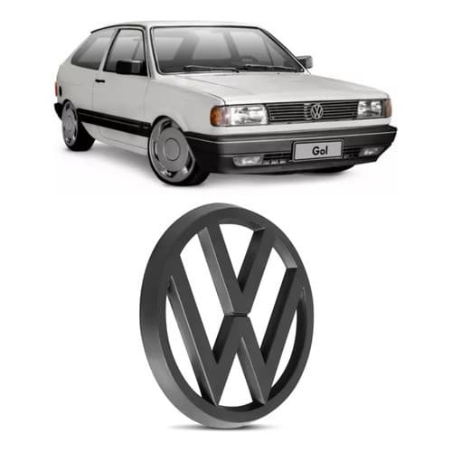 Emblema Grade Gol Voyage Parati Saveiro 1991 1992 1993 Preto