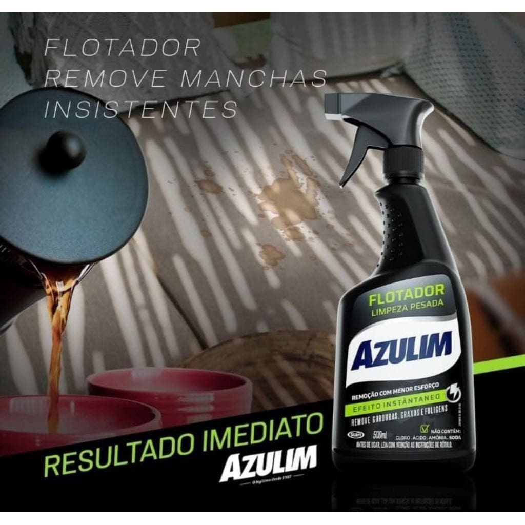 Spray Limpeza Pesada Pronto Pronto Uso Remove Gordura Graxa Limpeza Sem Esforço Piso Estofado