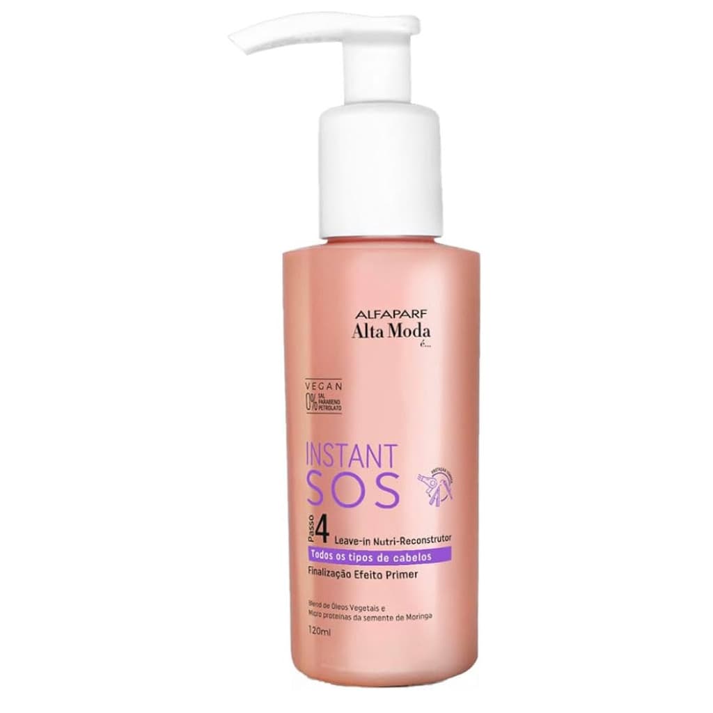 ALTA MODA SOS INSTANT LEAVE-IN NUTRI-RECONSTRUTORA 120ML