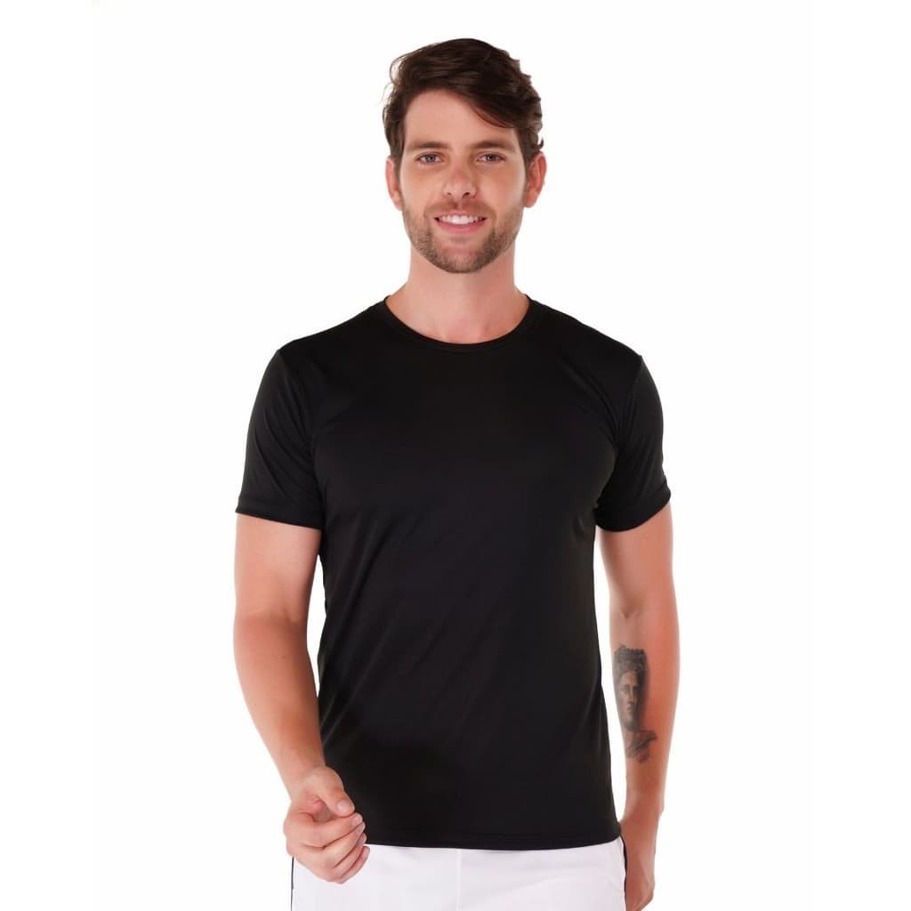 Camiseta Uniforme Masculina Dry Fit  Lisas Sem Estampa
