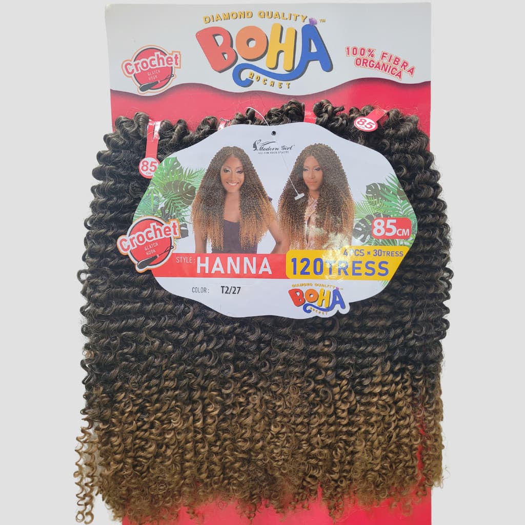 Cabelo Modern Girl Hanna Fibra Crochet 450gr 85cm