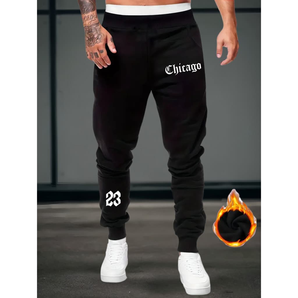 Calça Moletom Masculina Jogger Confortável Chicago 23 Treino Academia GaelShop