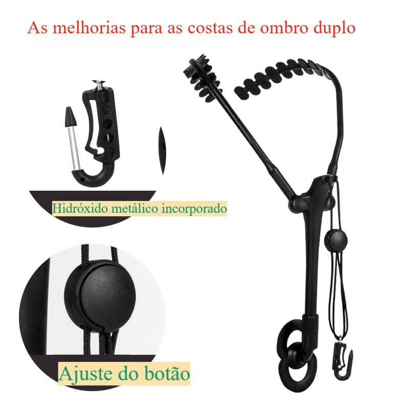 Adequado para alças de pescoço de saxofone confortáveis e ajustáveis de diferentes idades