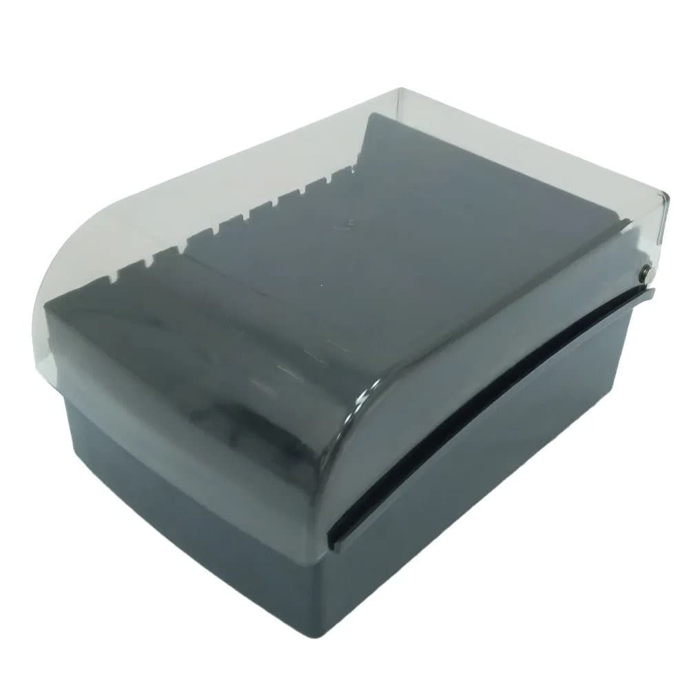 Fichário de Mesa 4x6 com Tampa para Fichas Pautadas