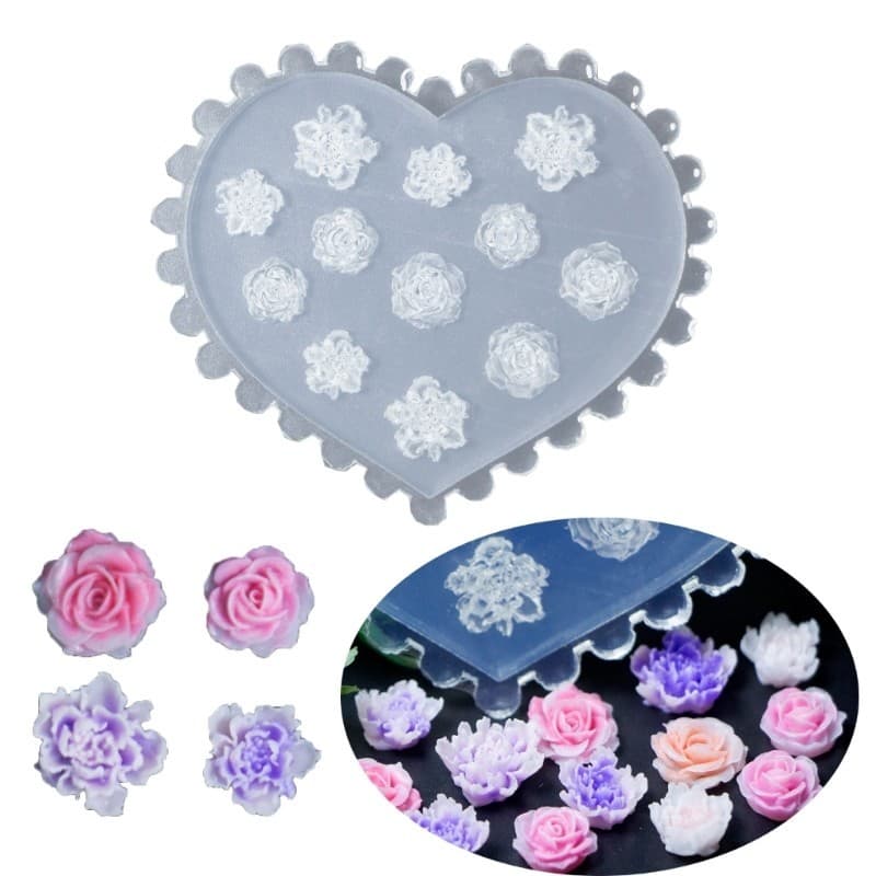 YOIOI Silicone Molde Da Arte Do Prego Padrões De Gravação Decorações Jóias Fazendo Ferramenta Artesanal Ornamento Escult