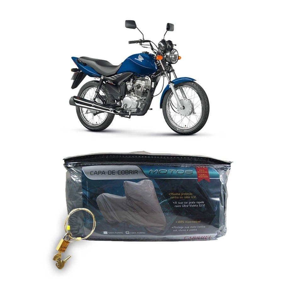 Capa com cadeado para cobrir HONDA CG 125 Fan ES P(204)