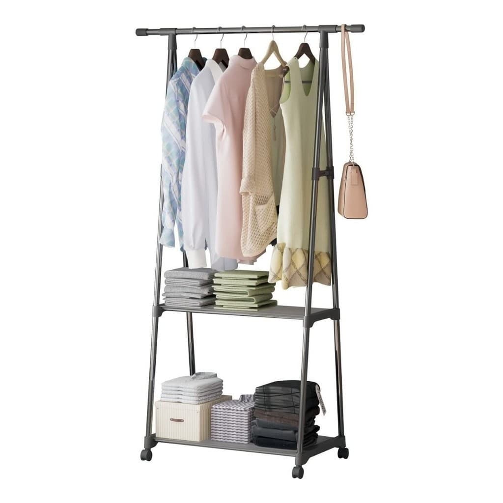 Arara Organizador De Roupa Cabideiro Guarda Sapateira Cabide Multiuso