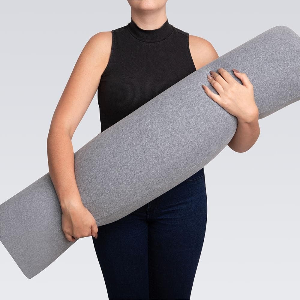 Almofada Body Pillow Cinza Mescla - Loja Fom