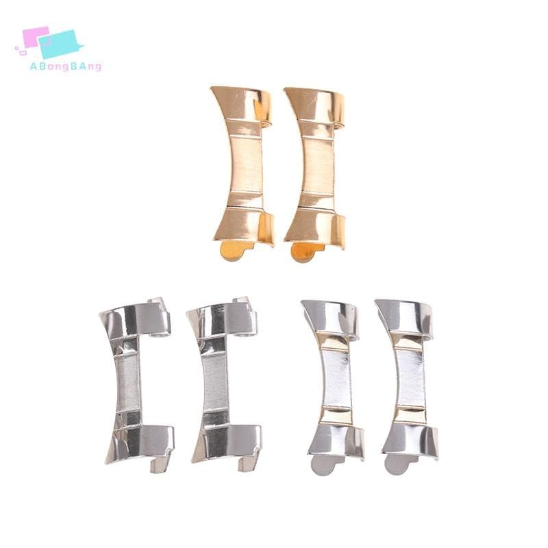 Abongbanghn Pulseira De Relógio De Aço Inoxidável Link Curvo Final Pulso Substituir Ferramentas De Reparo 19MM/20MM/21MM
