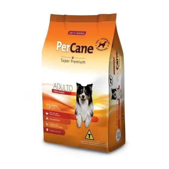 Ração Percane Cachorro Adulto Todas As Raças 15kg Super Premium + VASILINHA DE BRINDE