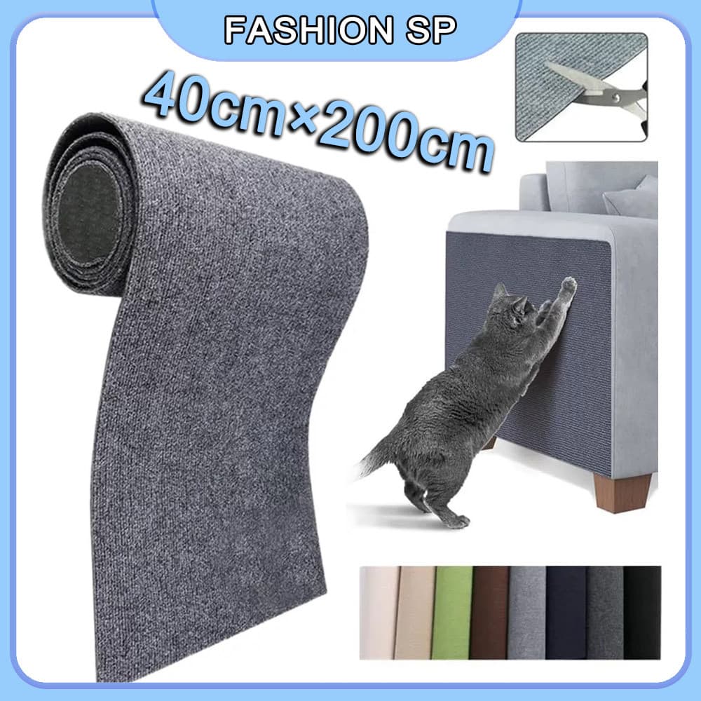40×200cm Tapete Arranhador Para Gatos Sofá Carpete Móveis Anti-riscos Escalada Almofada De Garra De Gato