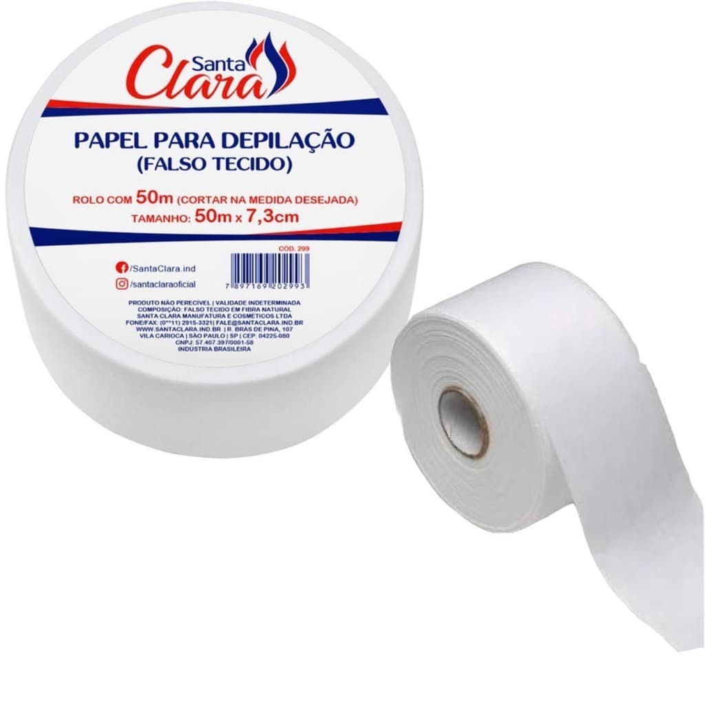 Tnt Depilaçãofalso Papel Depilatorio Tecido Rolo 50 Metros