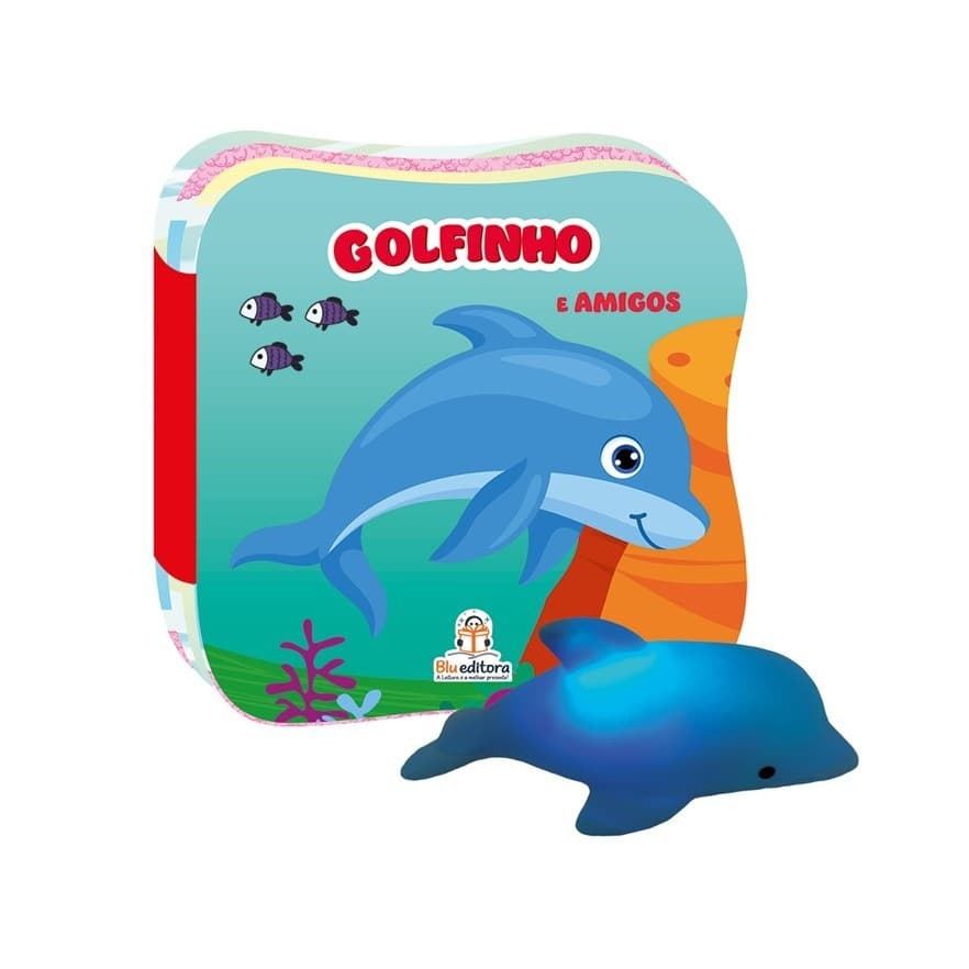 Conhecendo os animais - Golfinho - Livro de banho + 1 bichinho luminoso