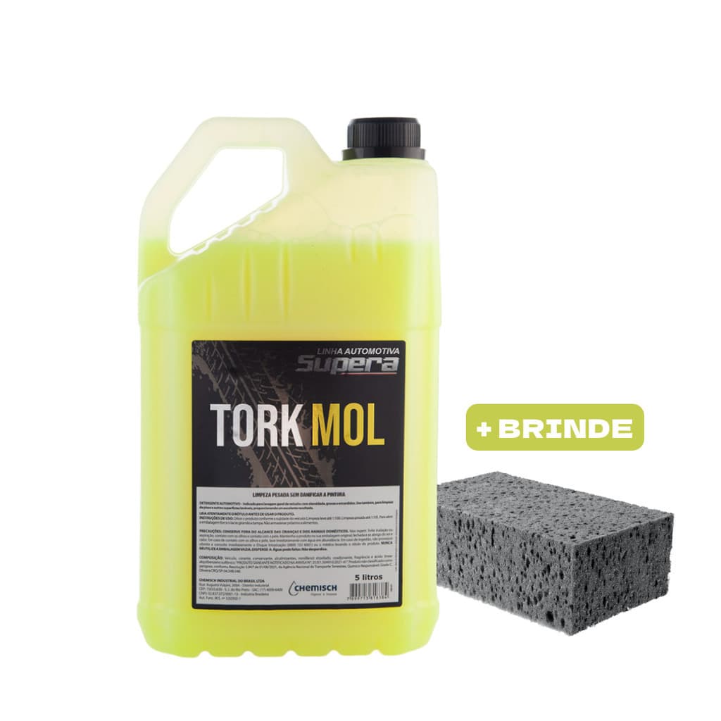 Kit Detergente Automotivo Limpa Barro Terra Graxa TorkMol 5L