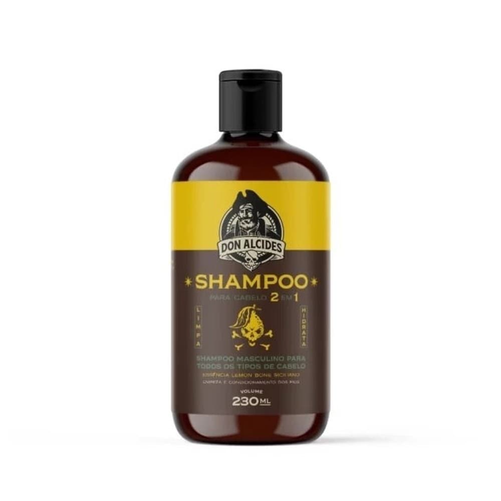Shampoo Para Cabelo 2 em 1 Lemon Bone Siciliano Don Alcides - 230ml