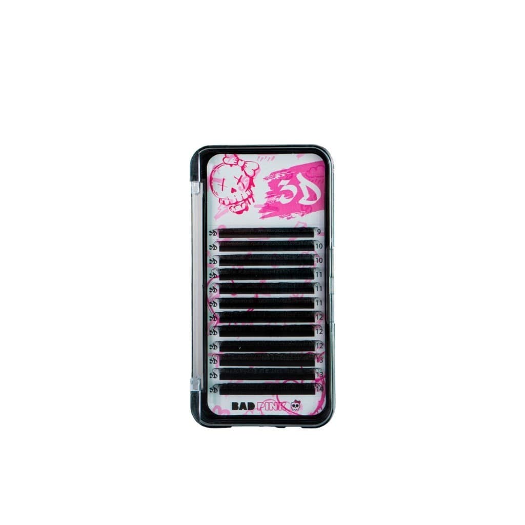 Fios Para Extensão de Cilios  Bad Pink W 3D 0.07 Mix 9-14