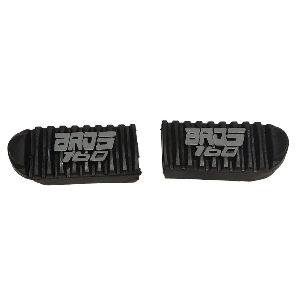 Borracha Pedaleira Estribo Personalizada Moto Honda Nxr 160 Bros