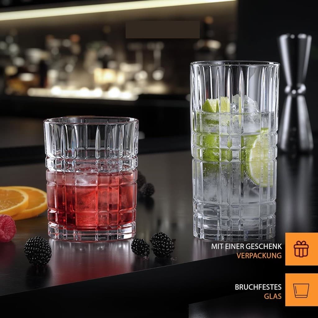 Jogo de copos Imperial Conjunto de 6 Copos 320ml 360ml copos de vidro