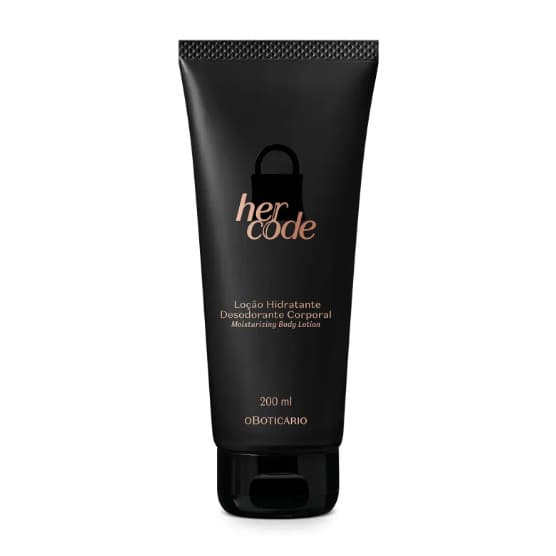 Loção Hidratante Corporal Her Code 200ml de O Boticário