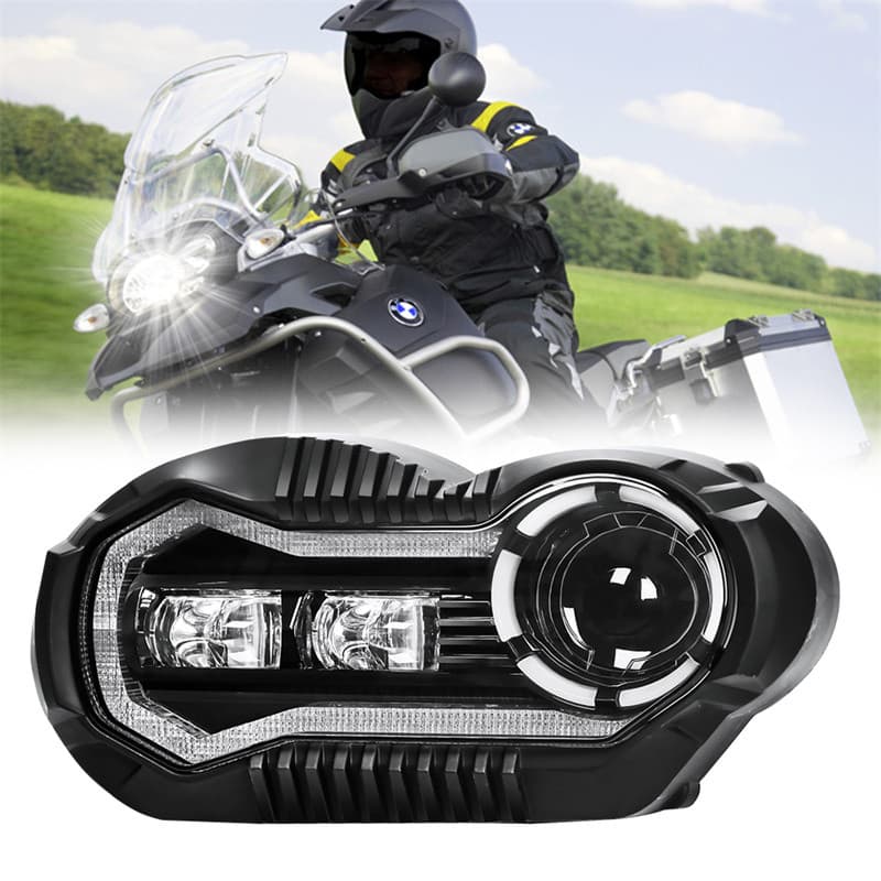 E24 Para BMW GS 1200 LED Faróis Montagem Farol Da Motocicleta R1200GS 2004-2013 LC R 1200GS ADV Aventura R1200