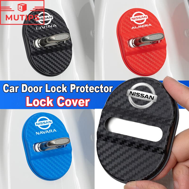 4 Pçs/Set Nissan Fechadura Da Porta Do Carro Protetor Capa Anti-Risco Almofada De Para Kicks Versa Tiida Março Sentra Li