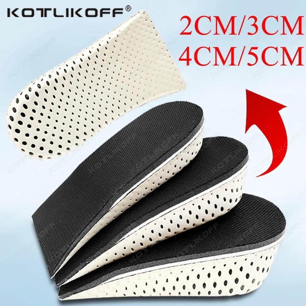 1 Par Para Mulheres Homens Altura Aumento Da Palmilha Meia De Sapato Calcanhar Inserir Sapatos Esportivos Almofada 2-5 CM Elevadores De Invisíveis