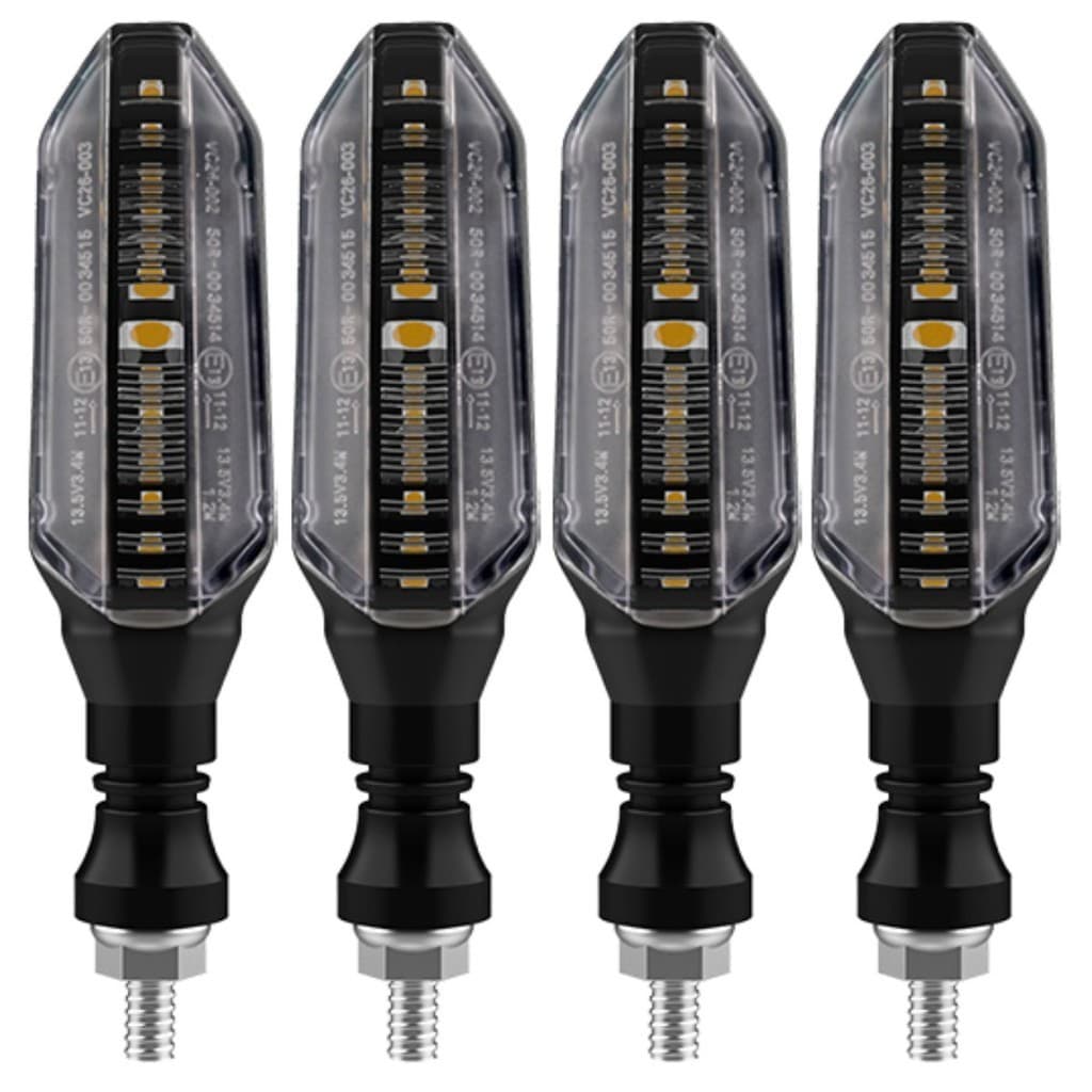 4 Piscas de led Moto Modelo Nova Cb 250 Twister Soquete Universal Estilo parafuso Setas Luz fixa D/t