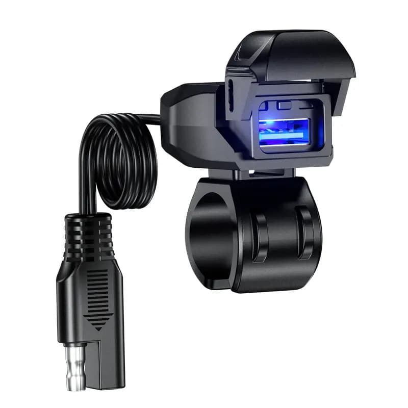 Carregador de Celular para moto QC3.0 Tomada USB Turbo