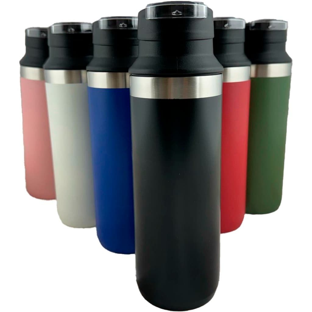 Garrafa Copo Térmico Inox 450ml Sports Para Carro Academia Camping Isolamento Duplo