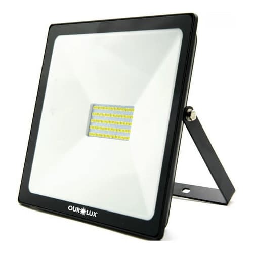 Projetor Refletor Led 30w 6500k Bivolt Preto 3263 Ourolux
