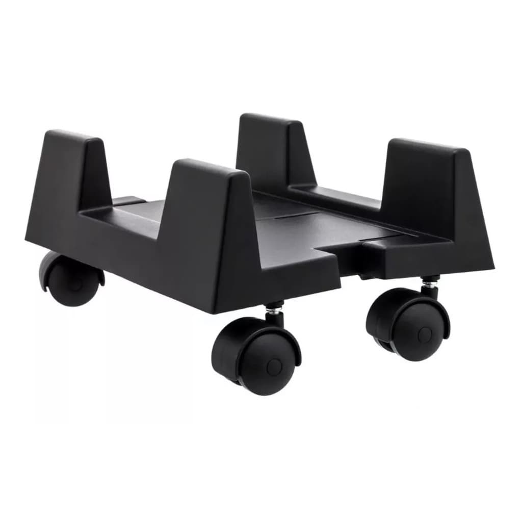 Suporte Base Cpu Pc Gamer Computador No Break Premium Exclusivas com Rodas Preto