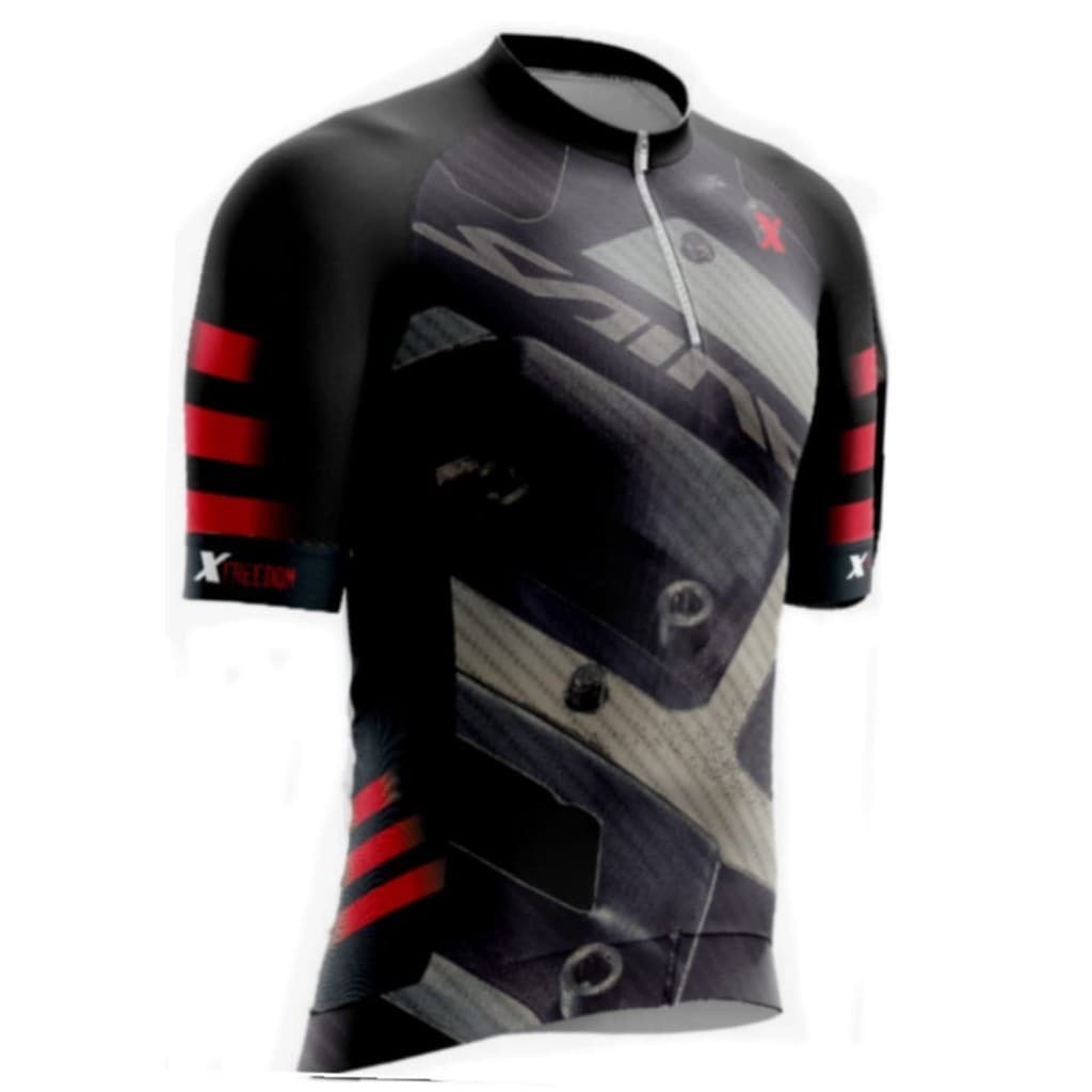 Camisa Ciclismo Esporte Bike Ciclista C/proteçao Uv XFreedom - XBike Preto