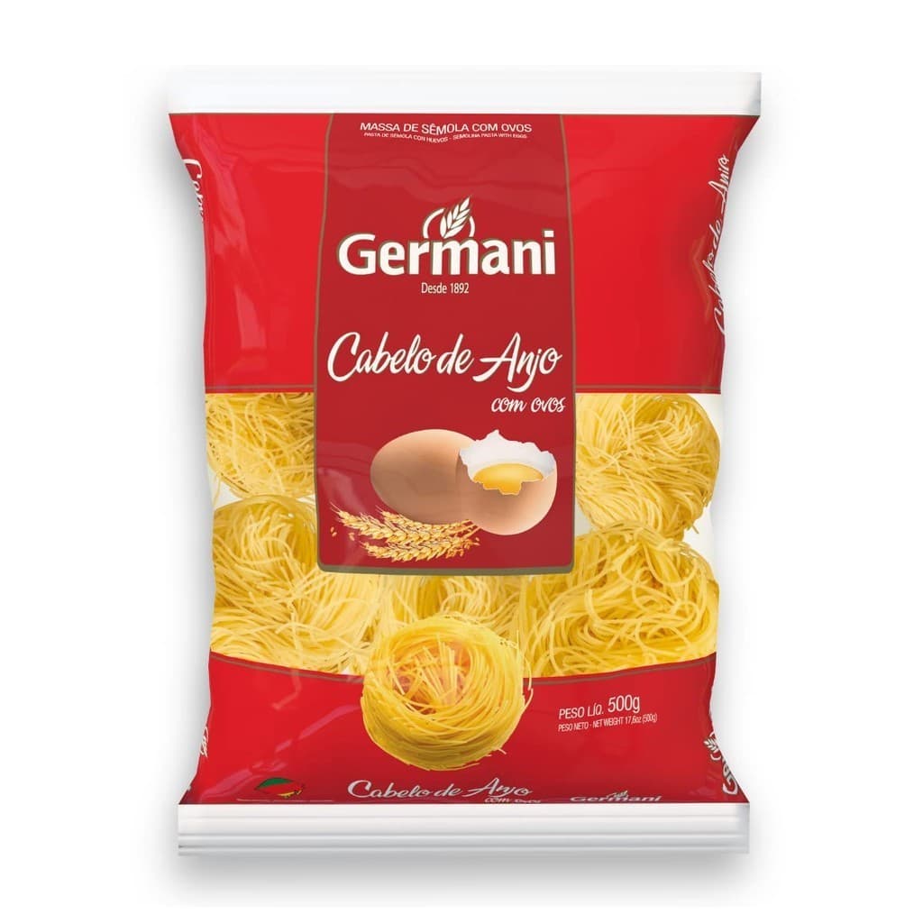 Massa Cabelo De Anjo Com Ovos Germani 500G