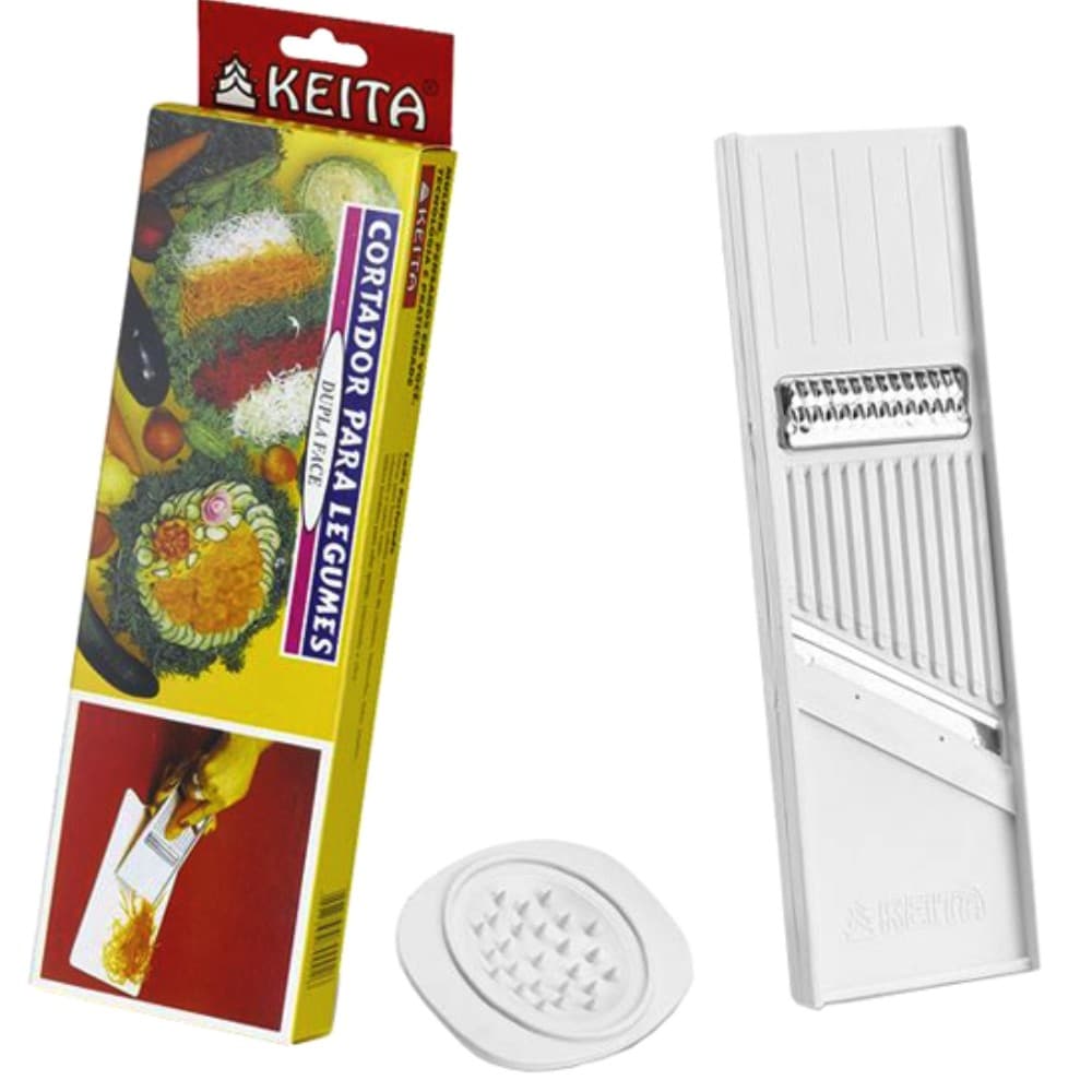 Cortador Fatiador de Legumes Ralador Dupla Face Keita