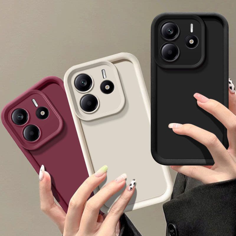 Para Xiaomi Redmi Nota 14 5G Caso Note14 4G De Telefone Note14 5G Fosco Capa Traseira Pele Sentir Proteção À Prova De Ch