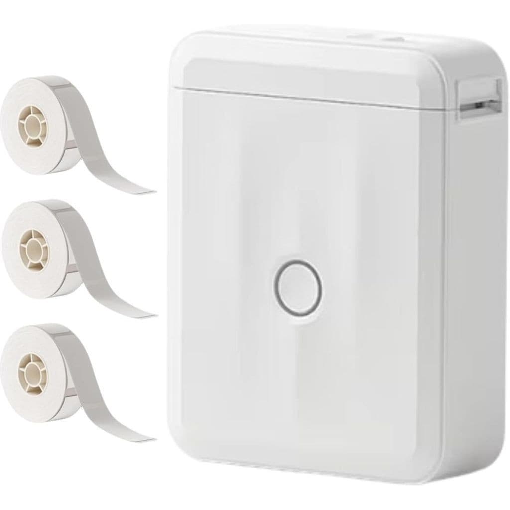 Niimbot D110 Impressora De Etiqueta Térmica Portátil Sem Fio Bluetooth + 1 Rolo Etiqueta